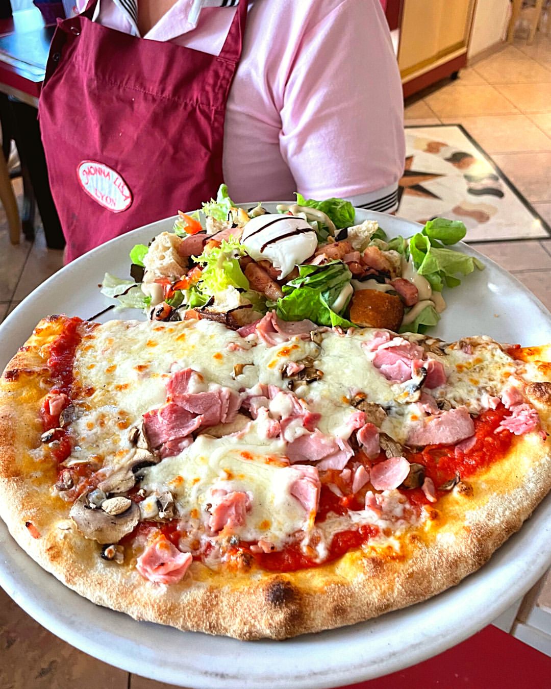 Italian dish of the Mona Lisa